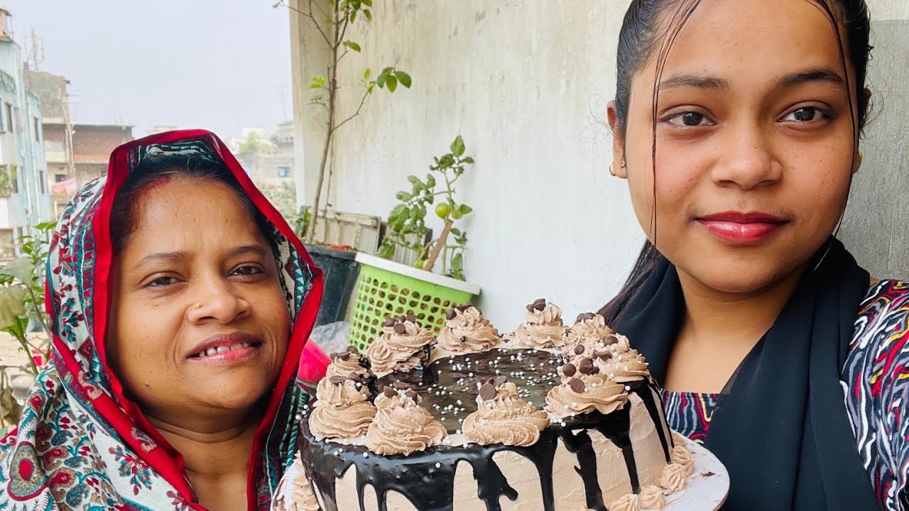 ওভেন ছাড়া চকোলেট কেক বানালাম চুলায়|| chulay toiri chocolate cake 