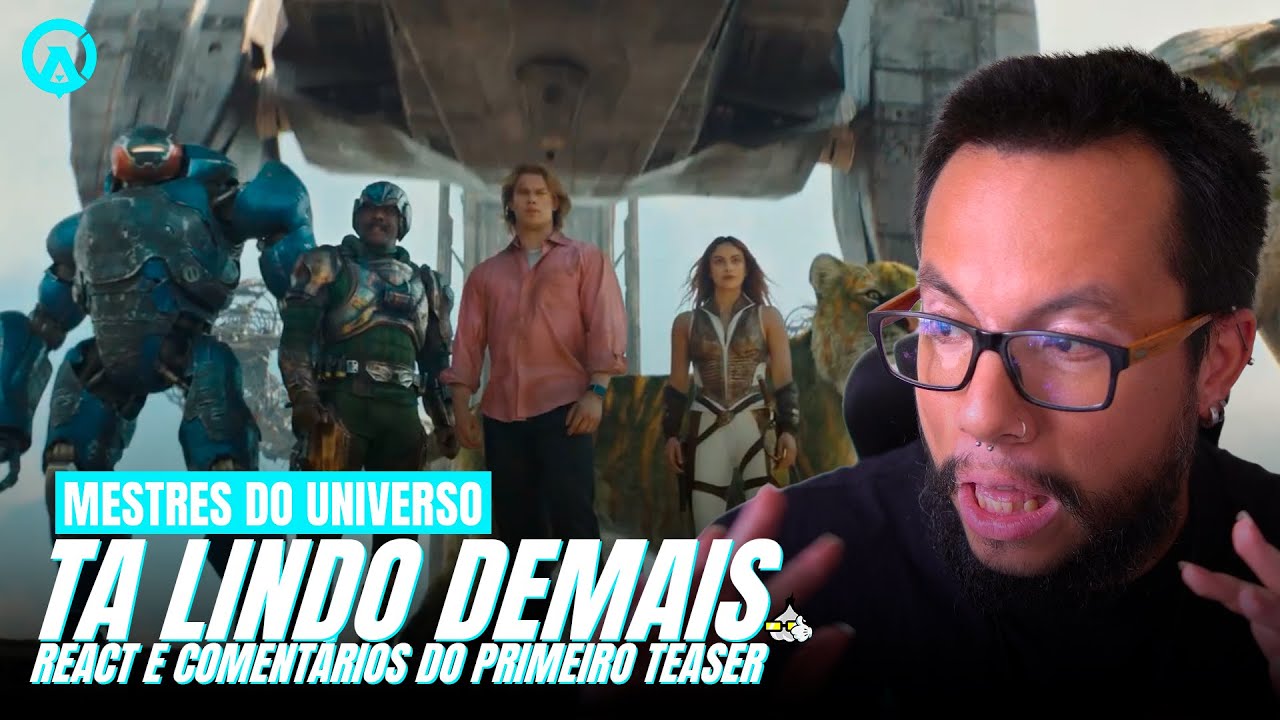 REACT TEASER MESTRES DO UNIVERSO | GUSTAVO CABEÇALHO