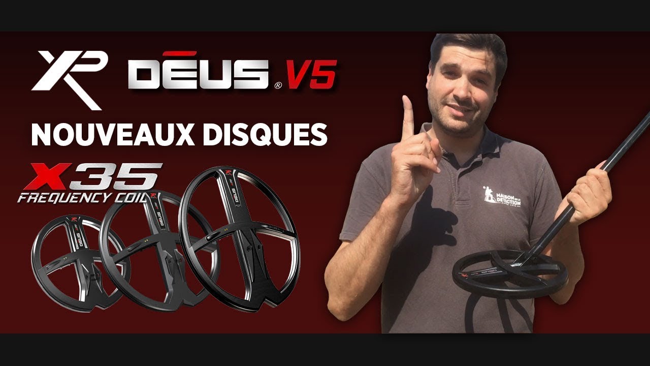 Détecteur de métaux : le XP Déus V5 et les disques X35