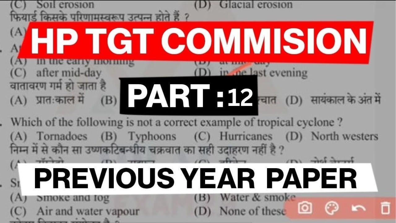 TGT Commission Previous Year Papers Part-12 || Most Important Questions for Upcoming Exam ||