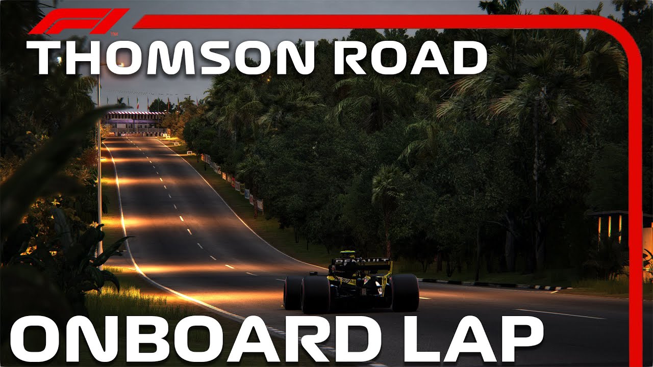 F1 Thomson Road Circuit | Daniel Ricciardo Onboard | Assetto Corsa