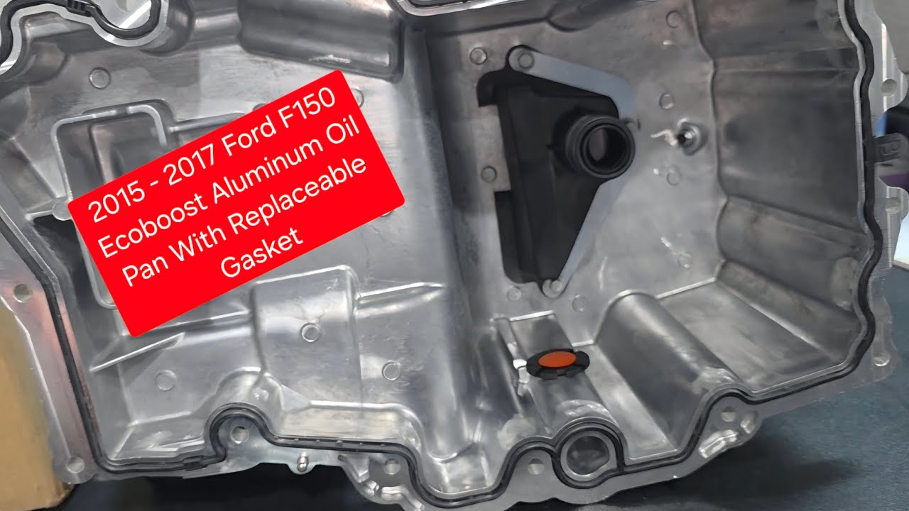 Алюминиевый масляный поддон Dorman с прокладкой для Ford F150 2.7l Ecoboost (2015-2024), пластико...