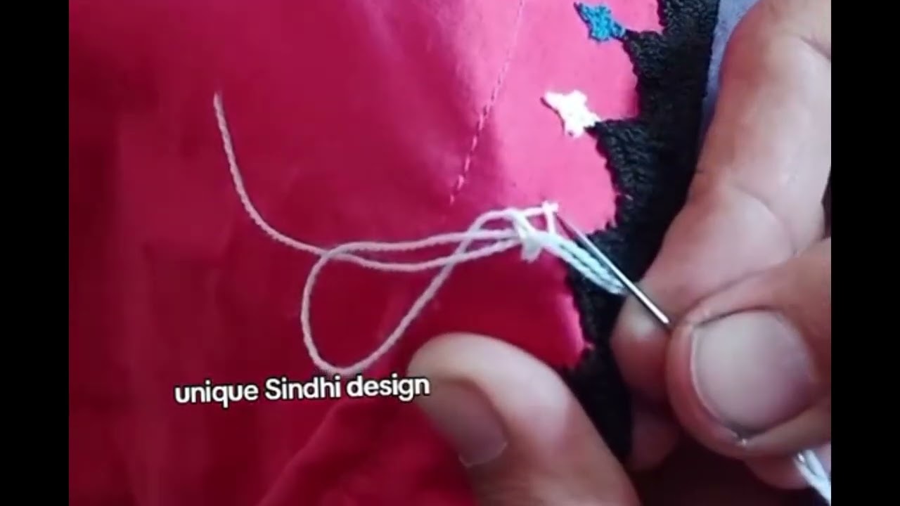 Hurmicho Hand Embroidered New 2026 design || latest New Sindhi hand embroidery design 