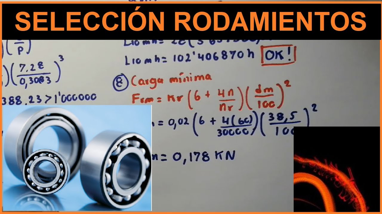 SELECCIÓN DE RODAMIENTOS SKF, Problema resuelto por catálogo paso a paso.