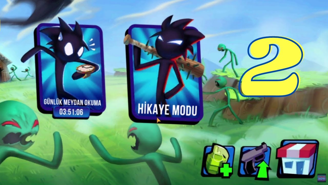 Stickman vs Zombie Shooter I BOSS LA İLK KEZ KARŞILAŞTIK 💀 I MimiSABO GAMEPLAY