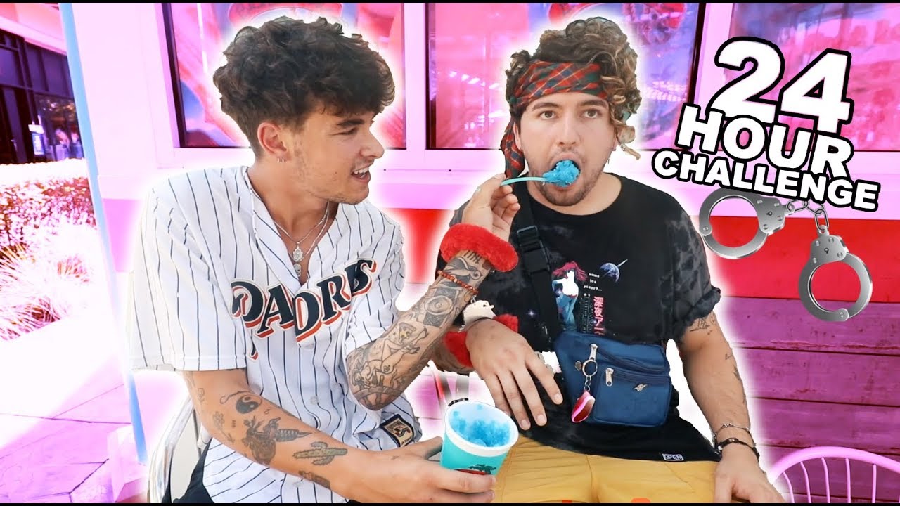 24 HOUR HANDCUFF CHALLENGE W/ BEST FRIEND (ANNOYING)
