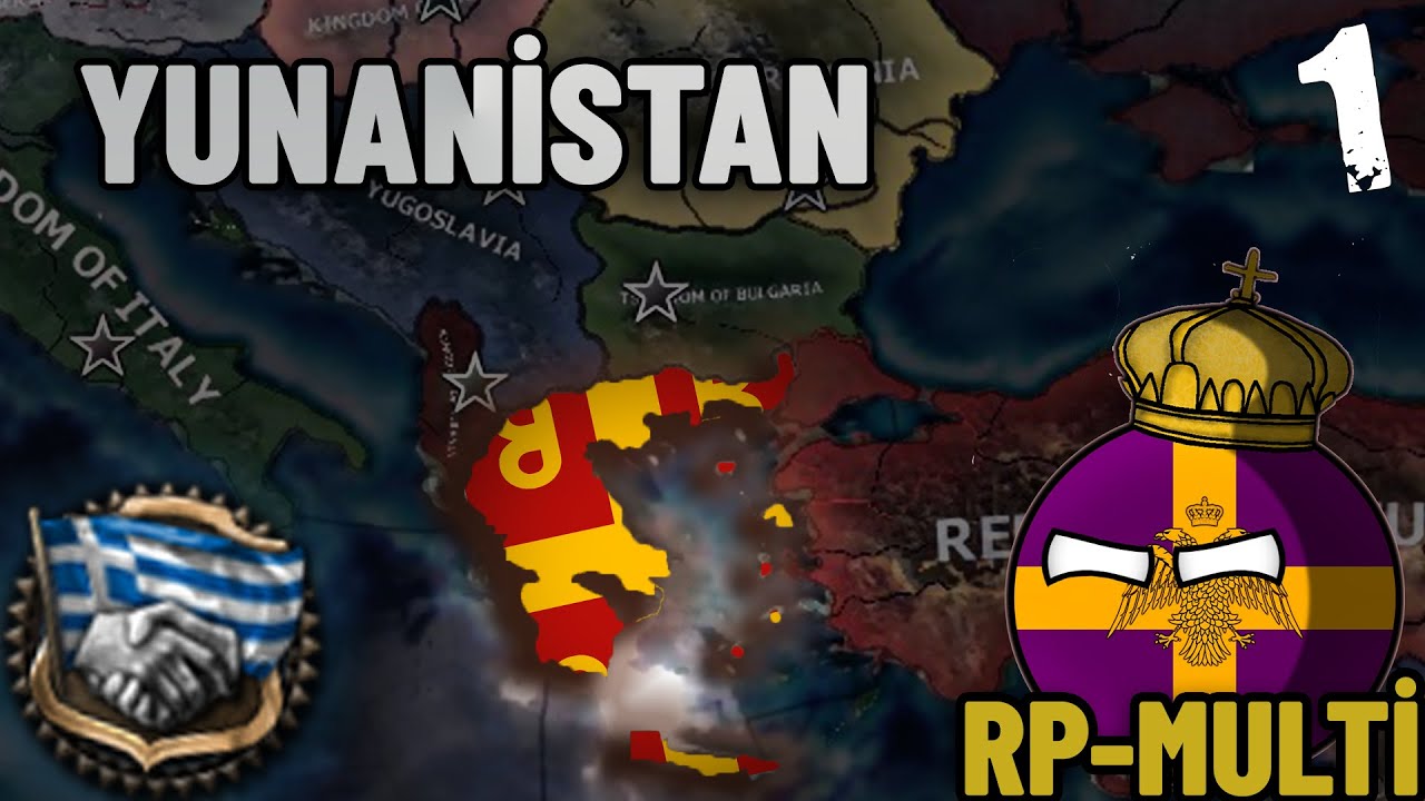 BAKLAVAKİ BİZİMDİR | HEARTS OF IRON 4 - MULTIPLAYER | YUNANISTAN#1
