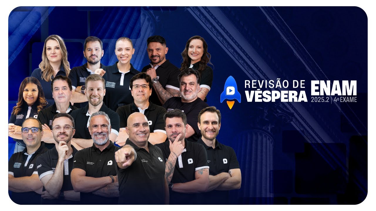 ENAM 2025 | AUL&Atilde;O PR&Eacute;-PROVA COM ESPECIALISTAS | Revis&atilde;o Turbo Ceisc Concursos