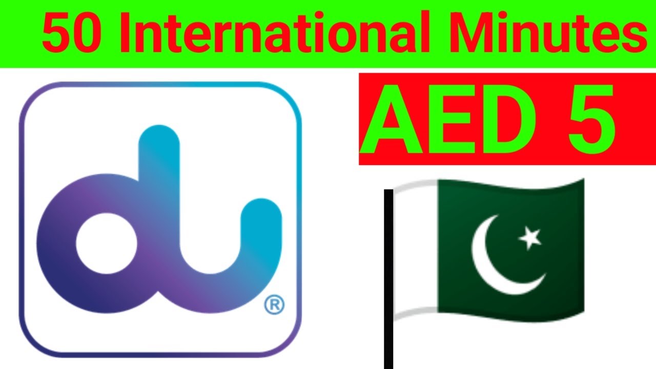 du 50 international minutes pakistan | du international call package 2024 | du call offers