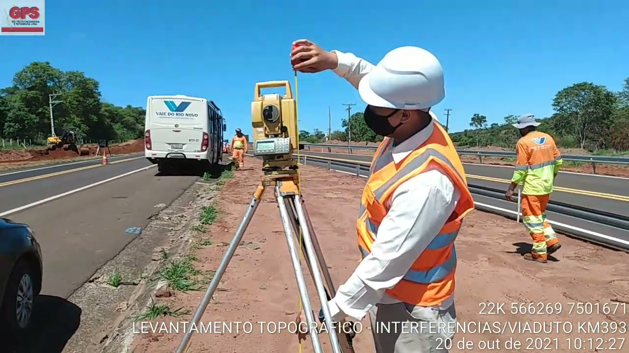 INTERCESSÃO A RÉ NA ESTAÇÃO TOTAL TOPCON