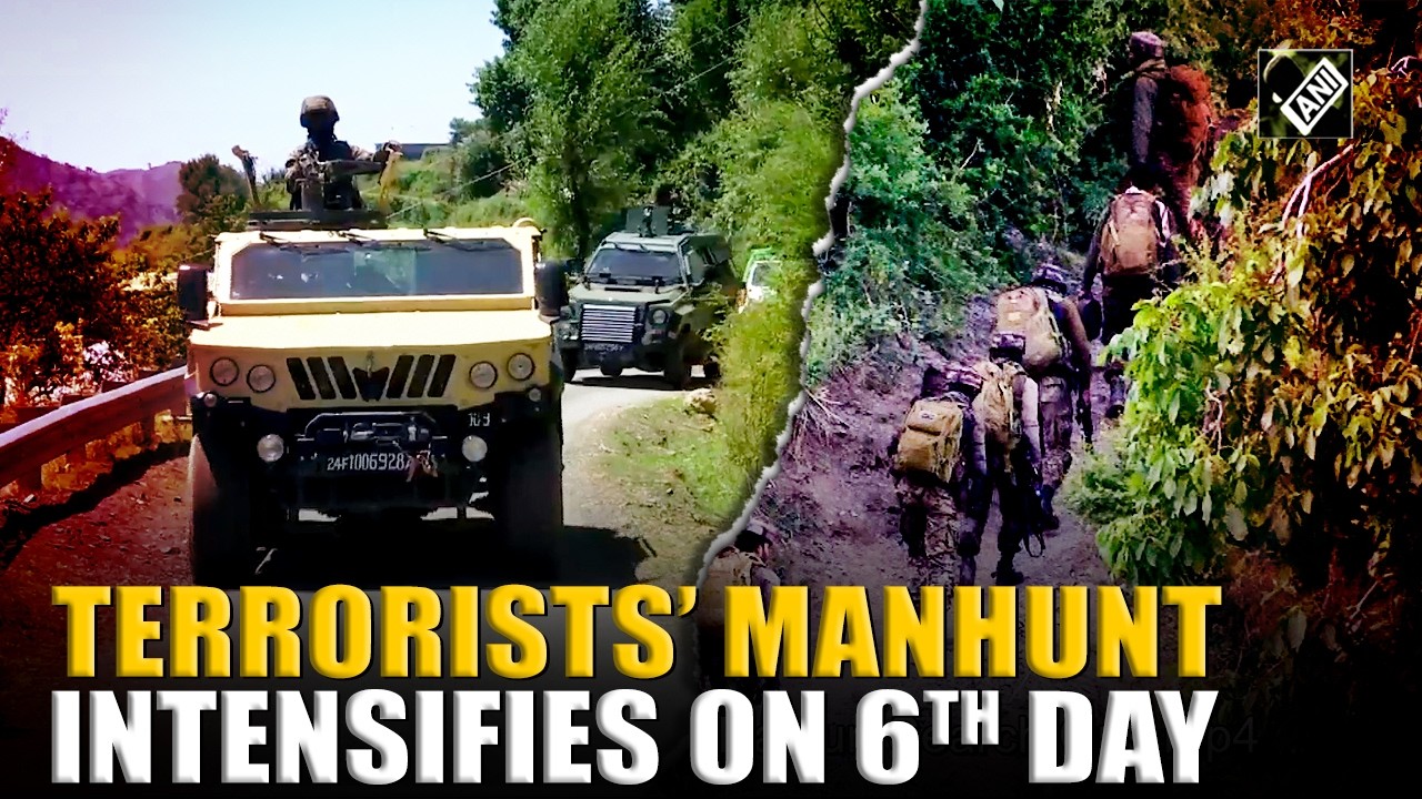 Forces intensify terrorists&rsquo; Manhunt on 6th consecutive day of cordon-&-search operation in Rajouri