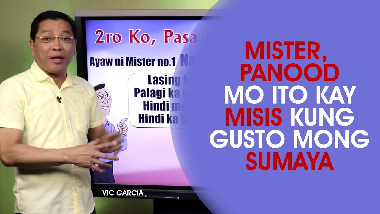MISTER, Papanood Mo Ito Kay MISIS Kung Gusto Mong Sumaya
