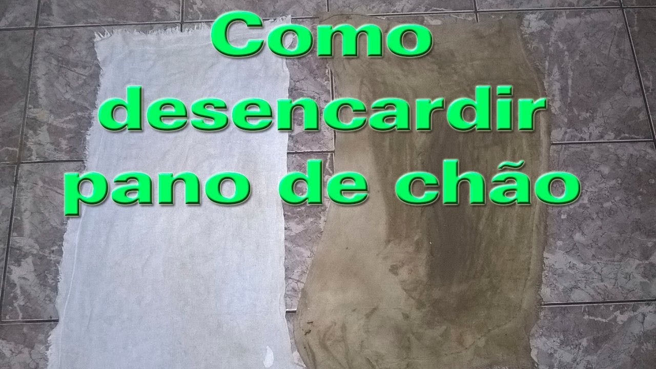 MISTURA FORTE PARA DESENCARDIR PANO DE CHÃO
