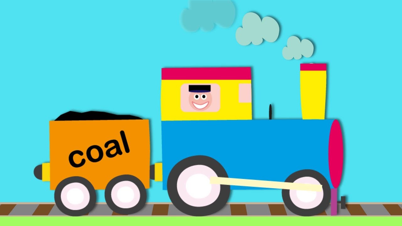 Trains for Children | Let's Build...a Steam Train | Toddler Fun Learning