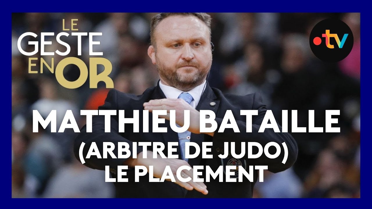 Paris 2024 : Matthieu Bataille explique l'importance du placement pour arbitrer un combat au judo