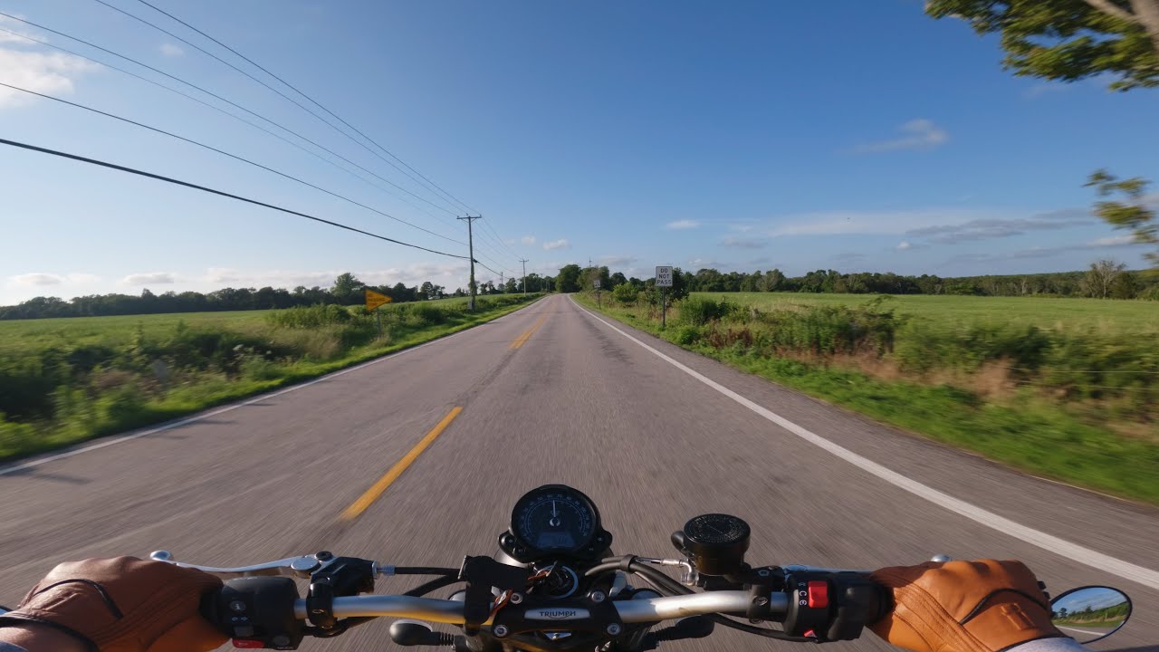 ASMR Motorcycle Ride Through Peaceful Farmlands 🌾 | Relaxing Sunset Ride to a Secret Garden