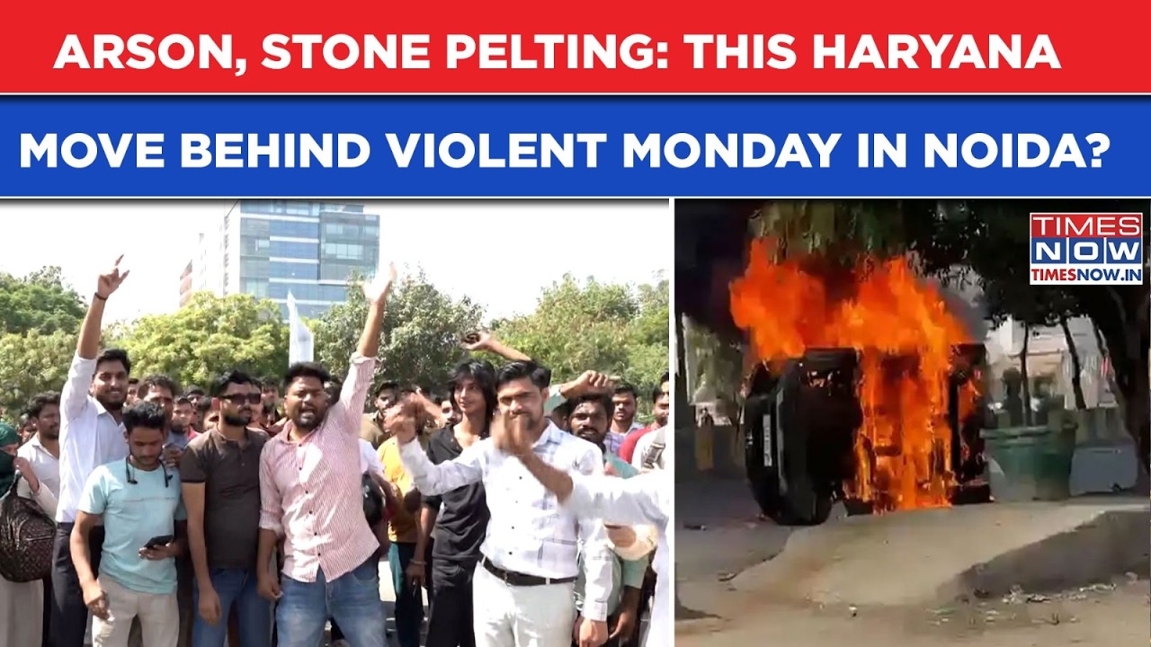 Noida On Edge: Arson, Stone Pelting, This Haryana Move Led To Violent Monday Protests On Streets?