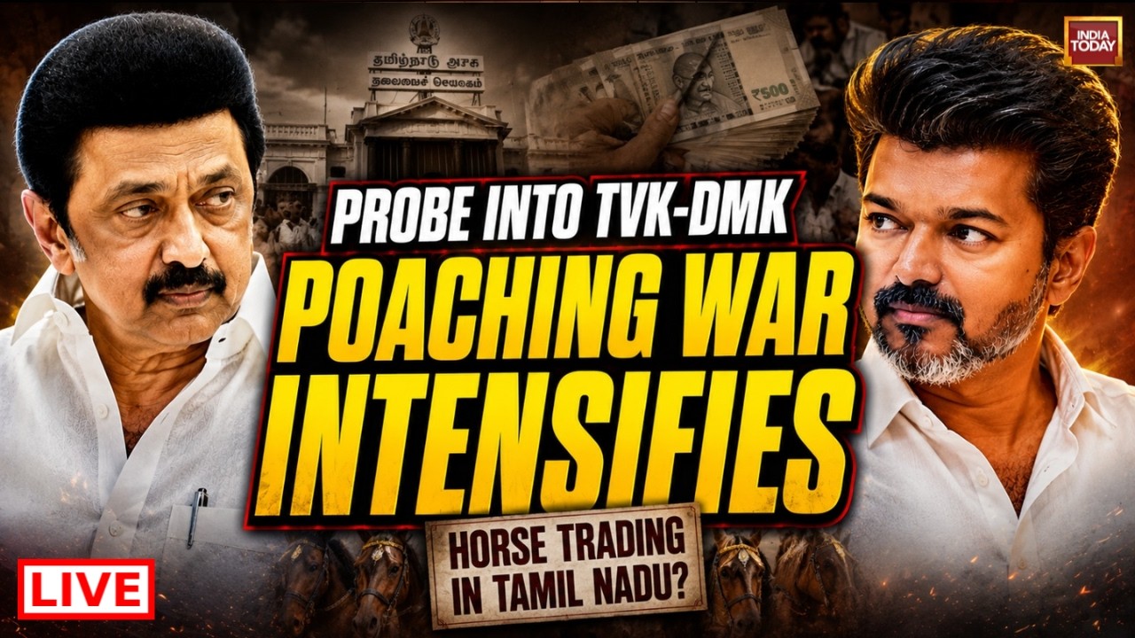 Tamil Nadu CM Vijay News Live: DMK Seeks FIR Against CM Vijay Over MLA Poaching Allegations