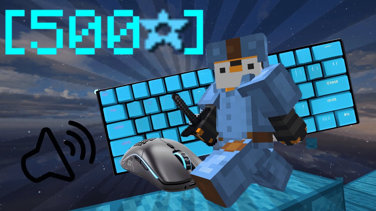 Bedwars, But I Play Against a 500 Star // Keyboard and Mouse ASMR