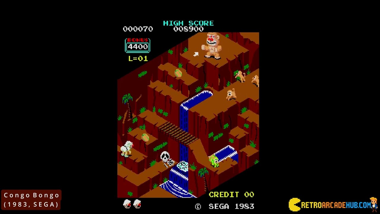 Congo Bongo (1983, SEGA) for ARCADE