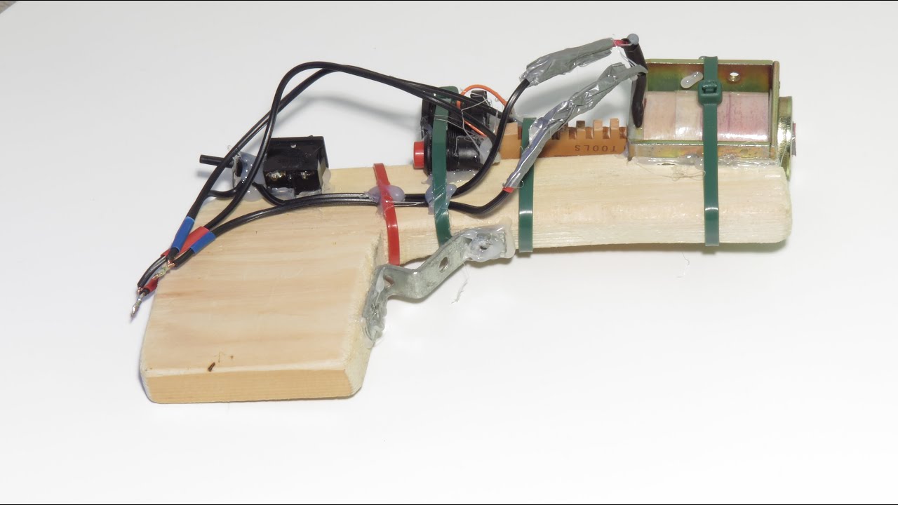 CoilGun Pistol Homemade DIY (No Capacitors) PART 2