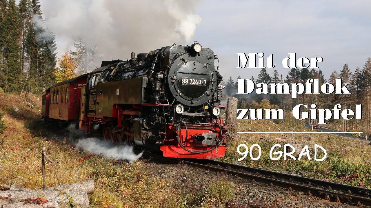 Mit der Dampflok zum Gipfel - Fahrt mit der Brockenbahn - Dampflok Lied - 90 GRAD die Band