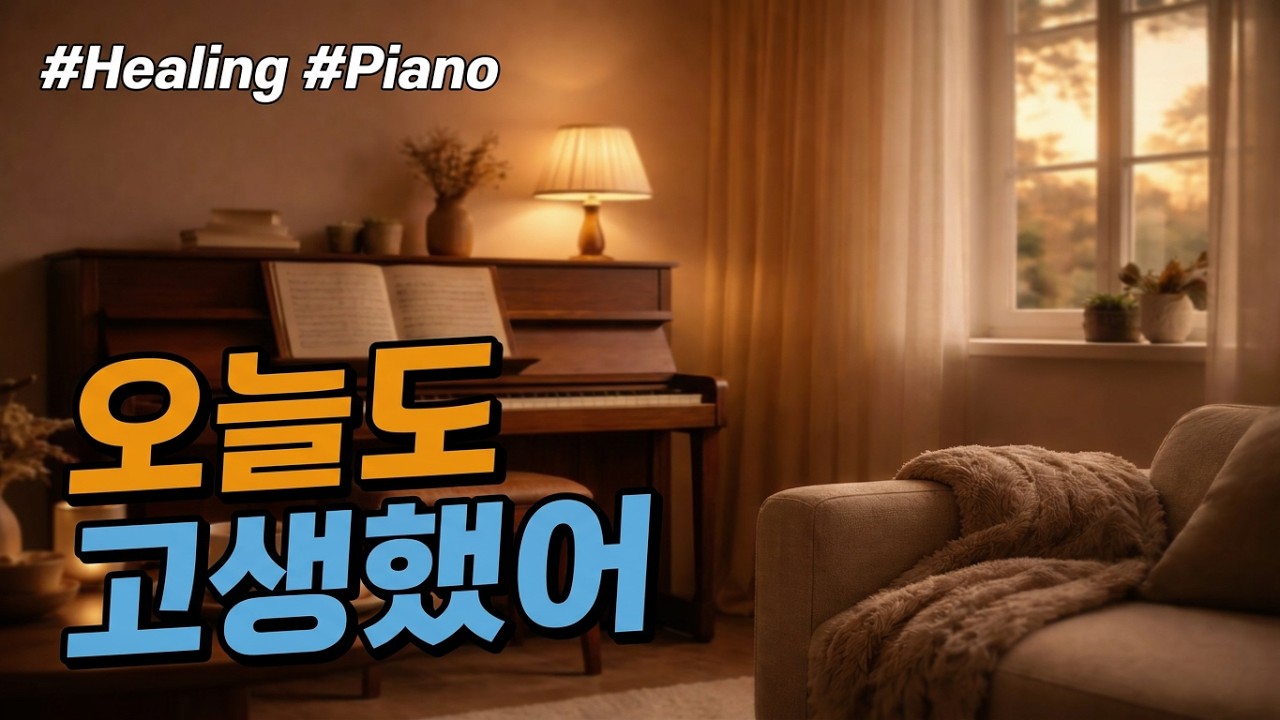 카페 피아노 분위기 | 일상의 피로를 녹이는 진정 음악