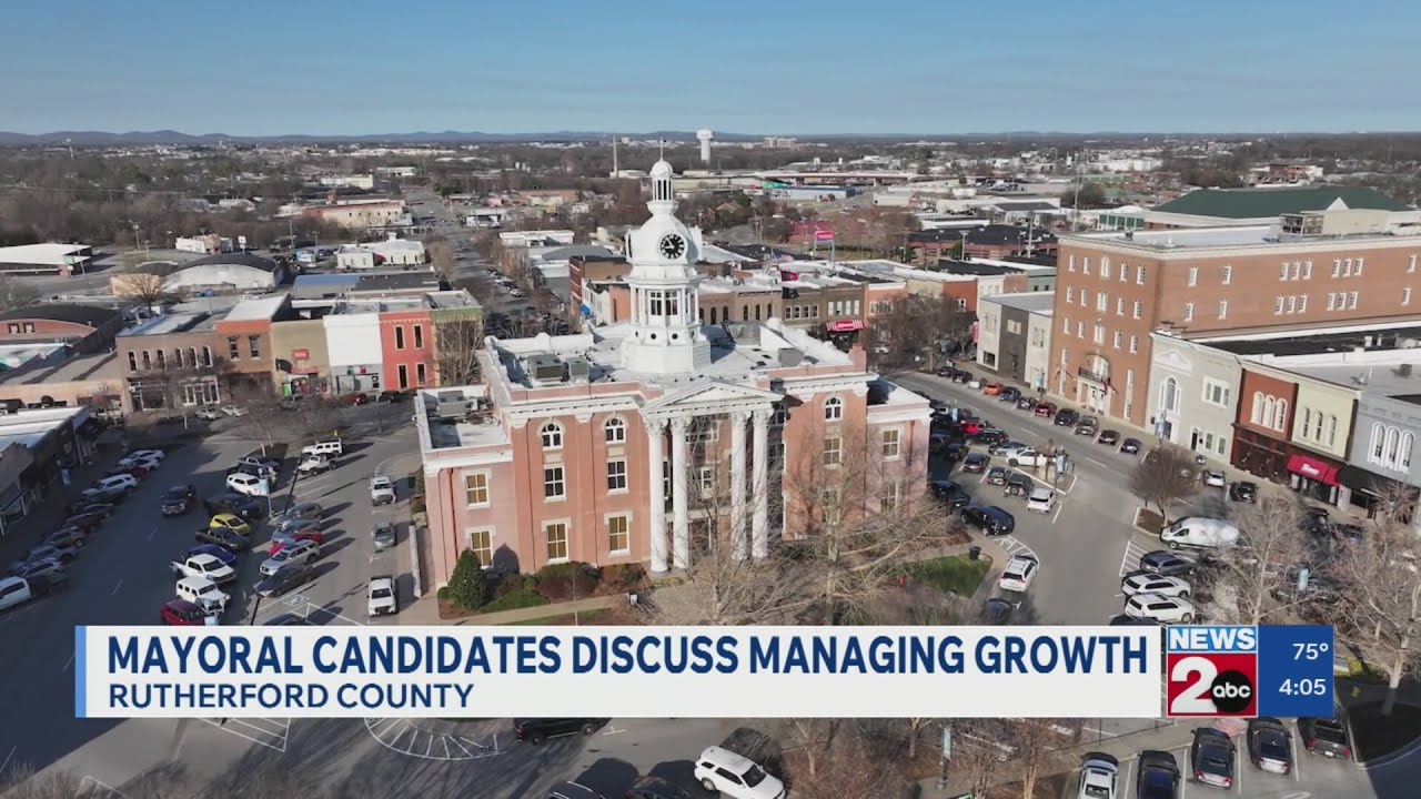 Mayoral candidates discuss managing growth in Rutherford County, TN