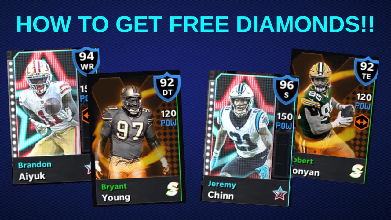 HOW TO GET FREE DIAMONDS IN MADDEN MOBILE 21!!