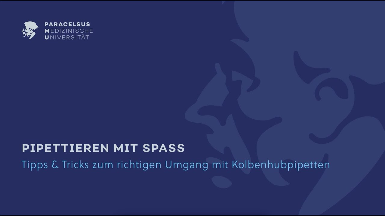 Pipettieren mit Spaß - Tipps & Tricks zum richtigen Umgang mit Kolbenhubpipetten / PMU