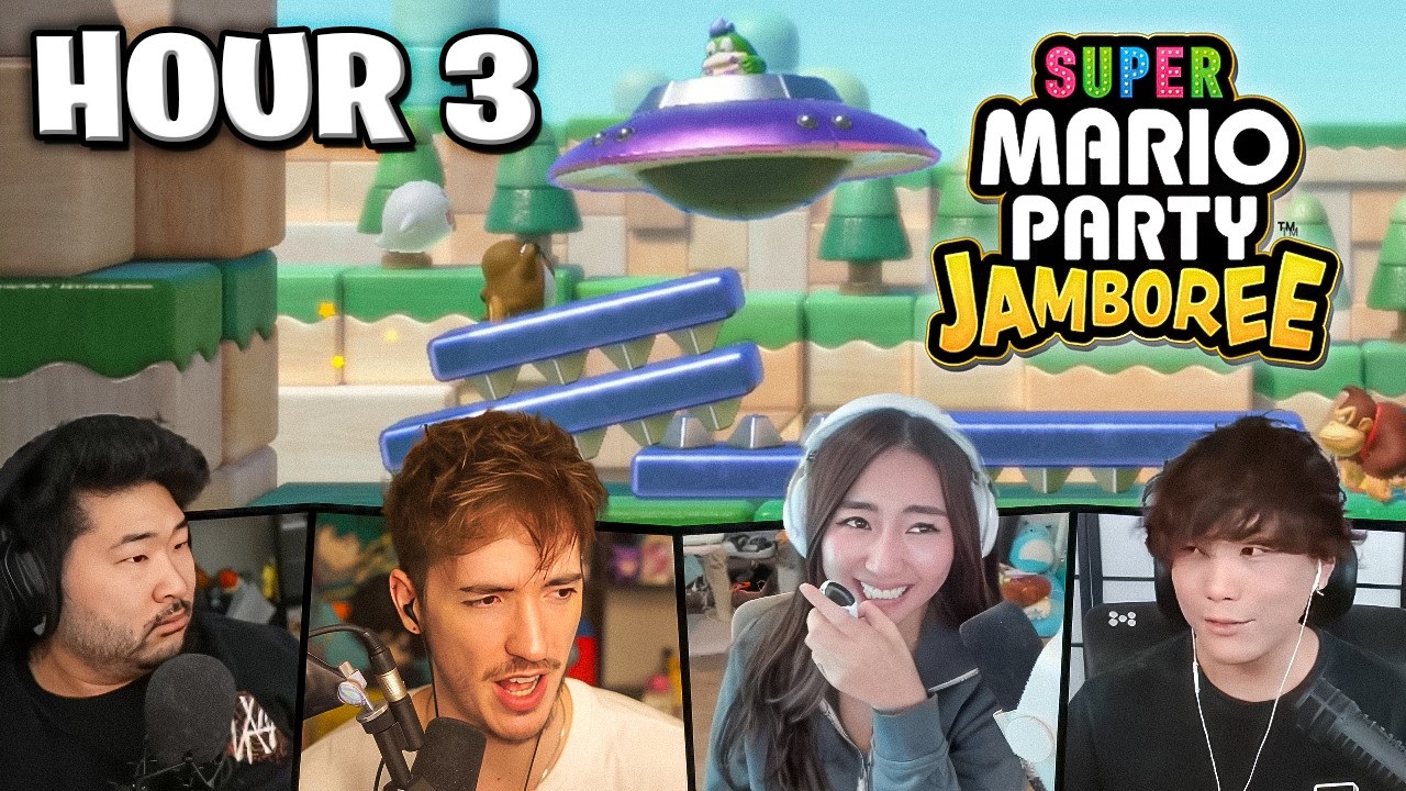 The LONGEST Mario Party Jamboree Game (Multi POV ft. Sykkuno, Peter, & Chocobars)