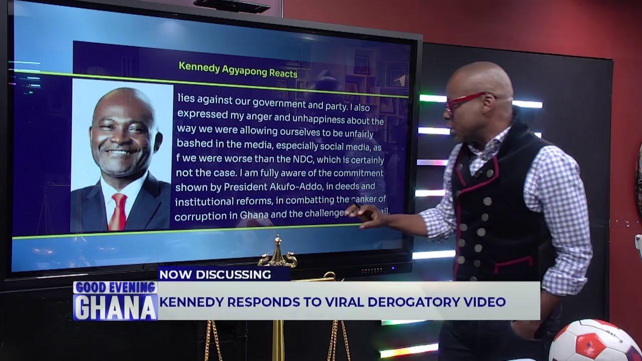 Kennedy Agyapong responds to a viral derogatory video...
