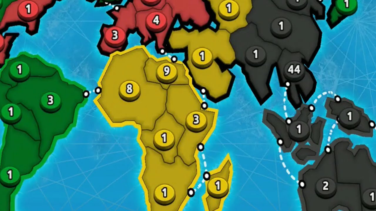 Make a Comeback Against the Overpowered Australian Player!! | Risk Global Domination Online Strategy