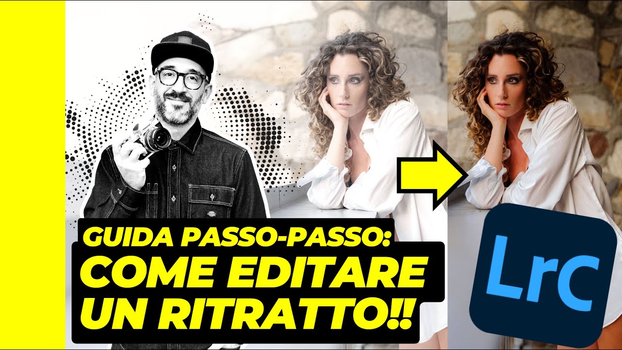 Come editare un ritratto fotografico con Lightroom 2024