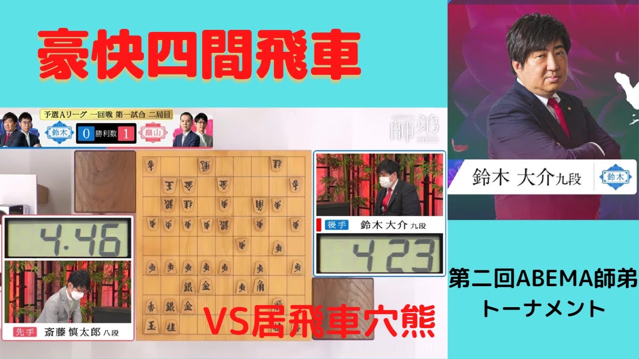 【ダイジェスト】ABEMA師弟トーナメント2022 #2 予選Aリーグ 一回戦 第一試合　チーム鈴木 vs チーム畠山