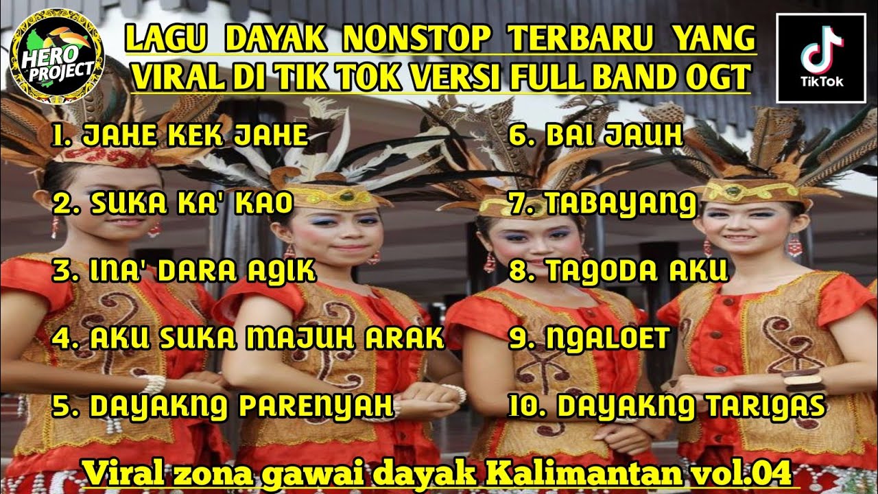 DJ LAGU DAYAK NONSTOP TERBARU VOL. 03 // VERSI FULL BAND OGT ‼️ VIRAL ZONA GAWAI DAYAK KALIMANTAN 🔥