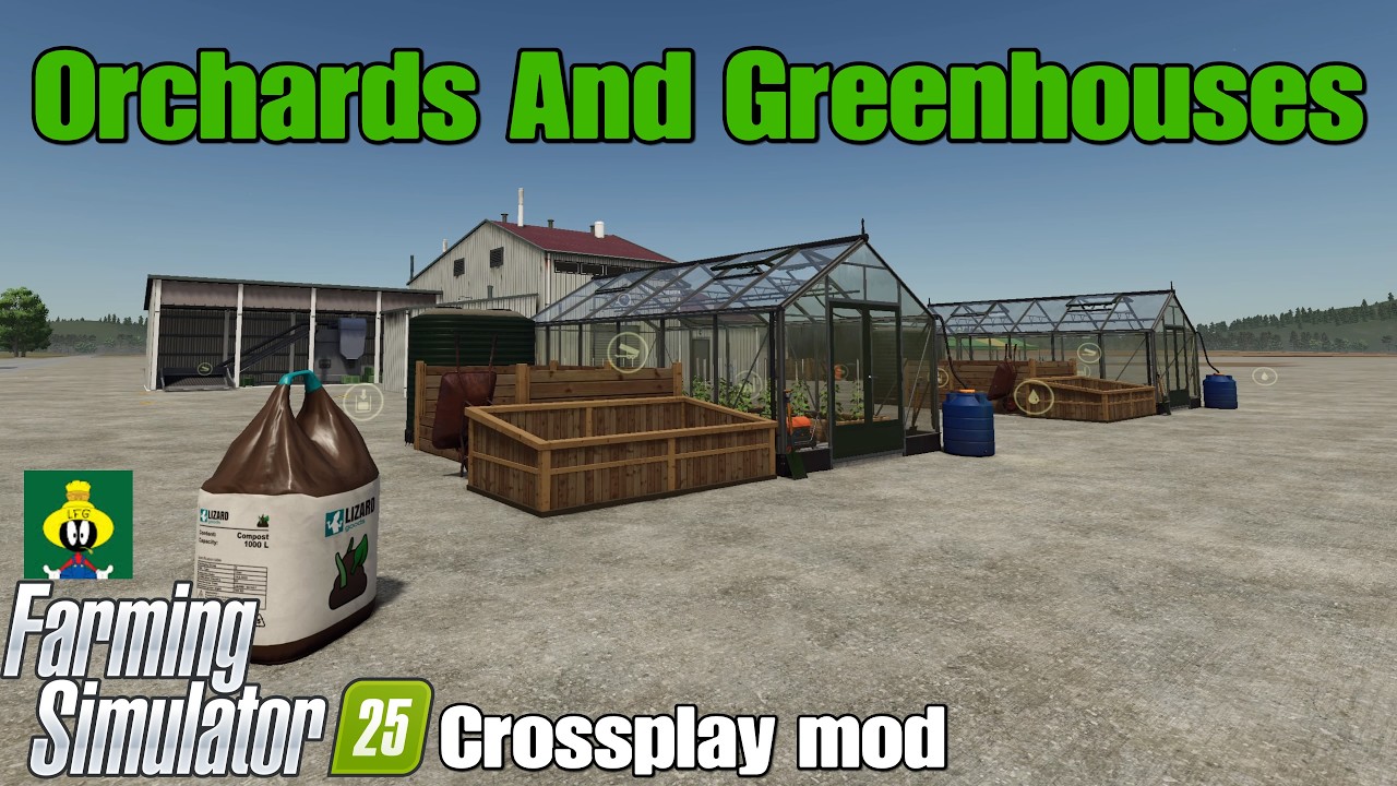 Orchards And Greenhouses / FS25 crossplay mod