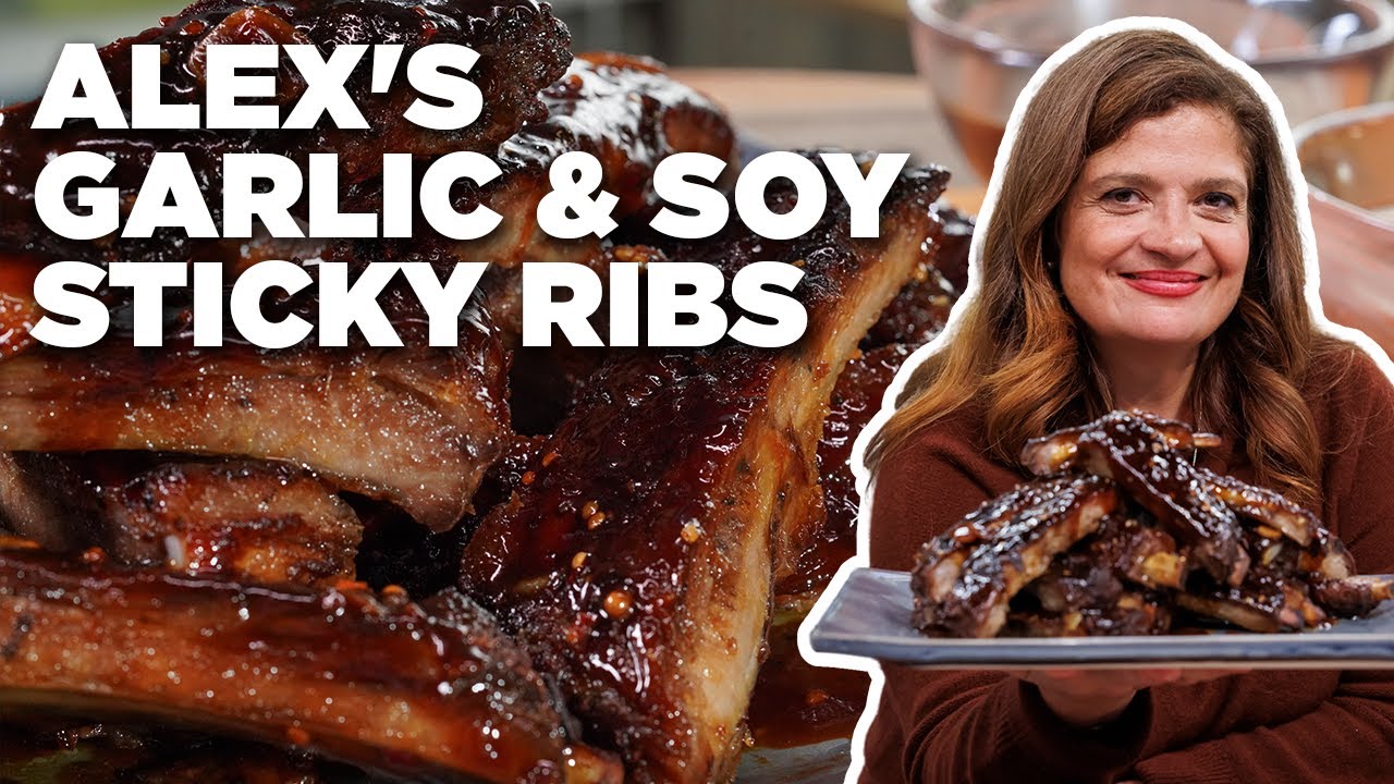 Alex Guarnaschelli's Garlic and Soy Sticky Ribs | The Kitchen | Food Network