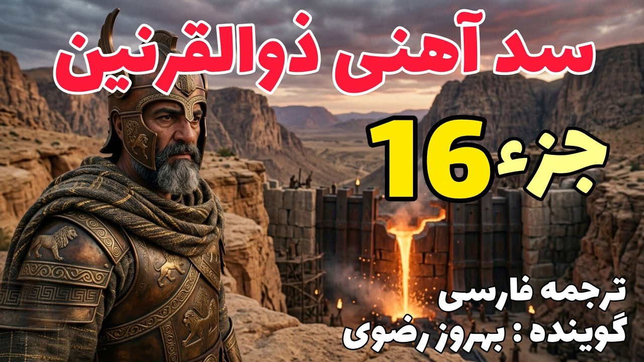 16_ترجمه فارسی جزء شانزدَهُم قرآن کریم با صدای بهروز رضوی، هر هفته یک جز از قرآن کریم.