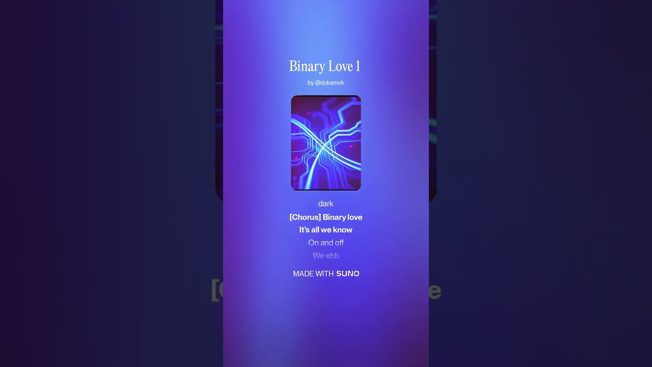 Binary Love 1 #music for ai