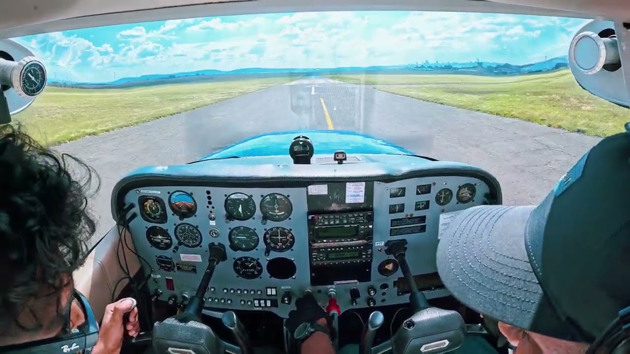 Take off cessna 172 from Rand Airport to dangerous area FAD student pilot part 1