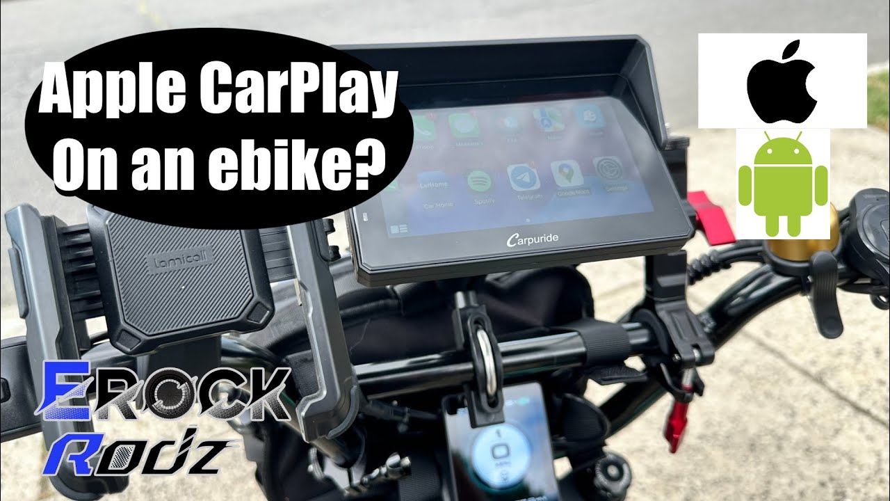Преображаю свой электровелосипед с Apple CarPlay: лучшее техническое обновление! | Обзор Carpurid...