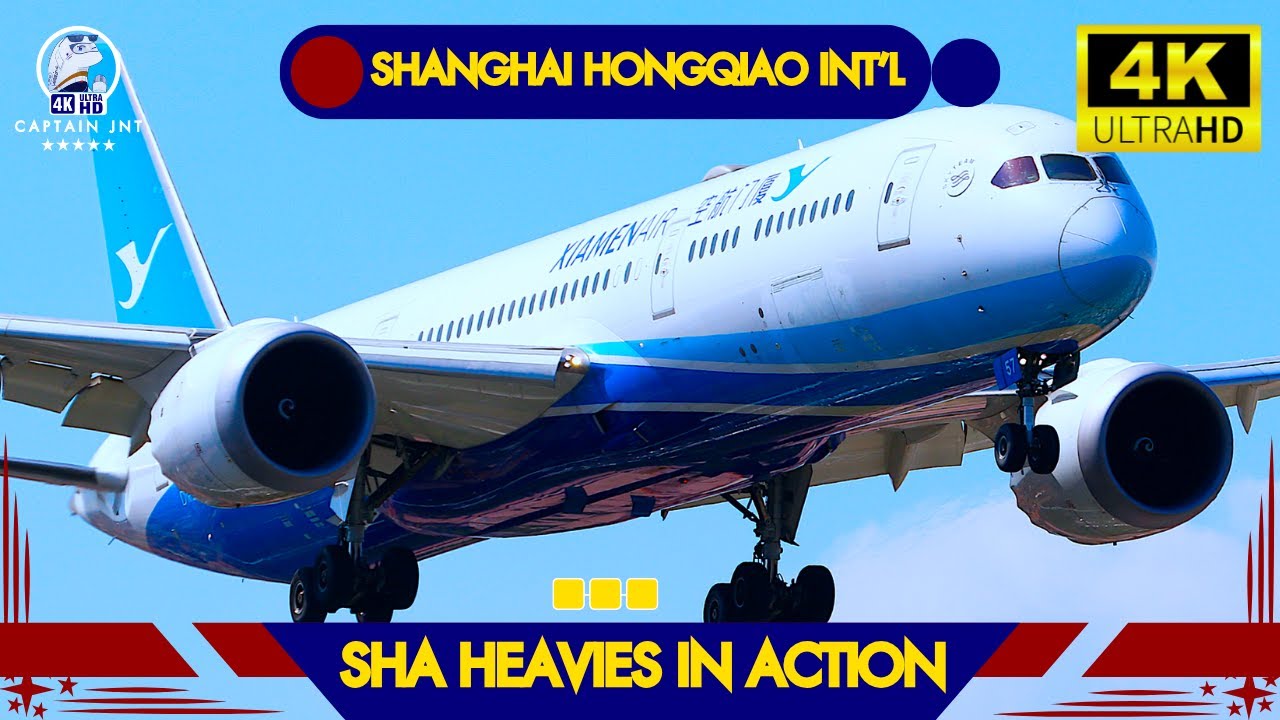 40 MINUTES OF INTENSE 4K PLANE ACTION FROM SHANGHAI HONGQIAO INT'L🔥