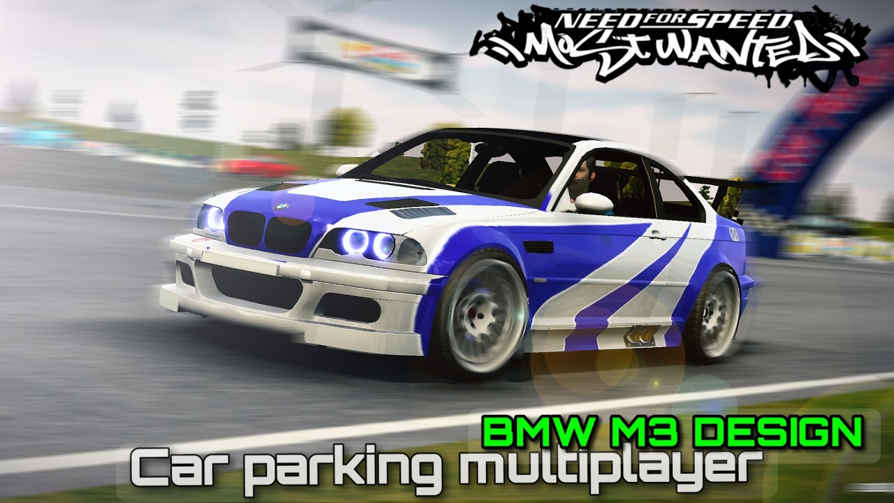 🔥HOW TO MAKE BMW M3 NEED FOR SPEED DESIGN IN CAR PARKING MULTIPLAYER