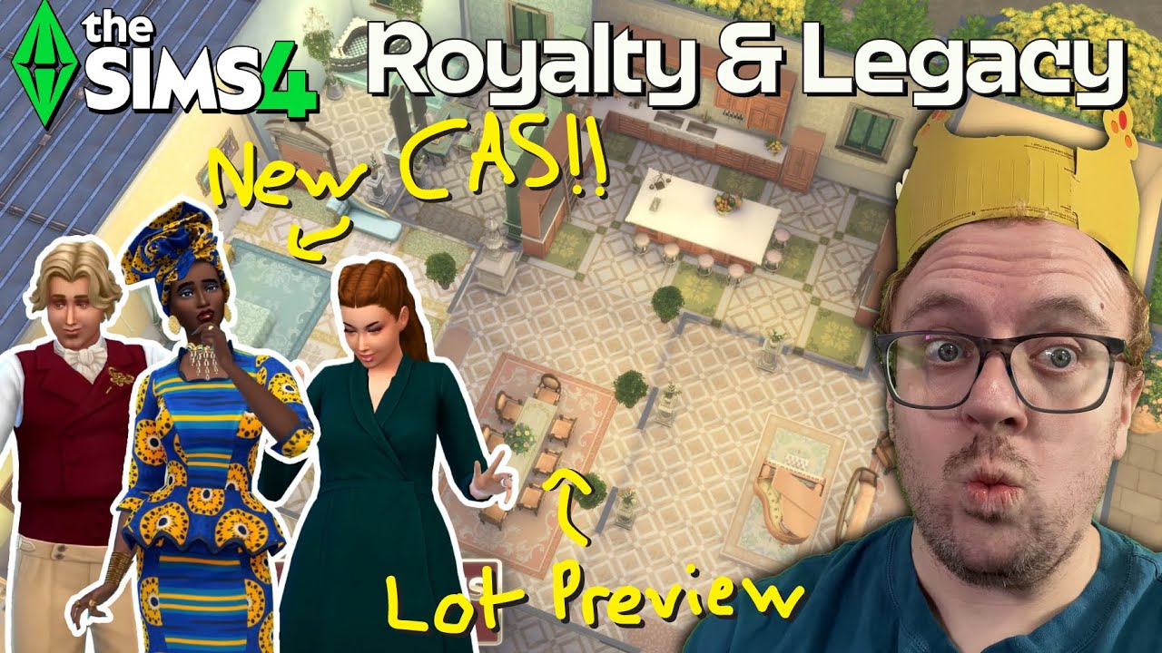 We got a look at the new CAS items in The Sims 4: Royalty & Legacy! 👑