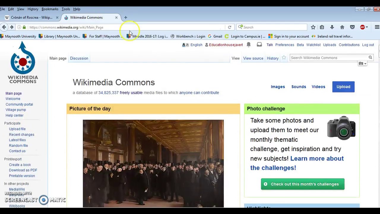 Insert an image into a Wikipedia page