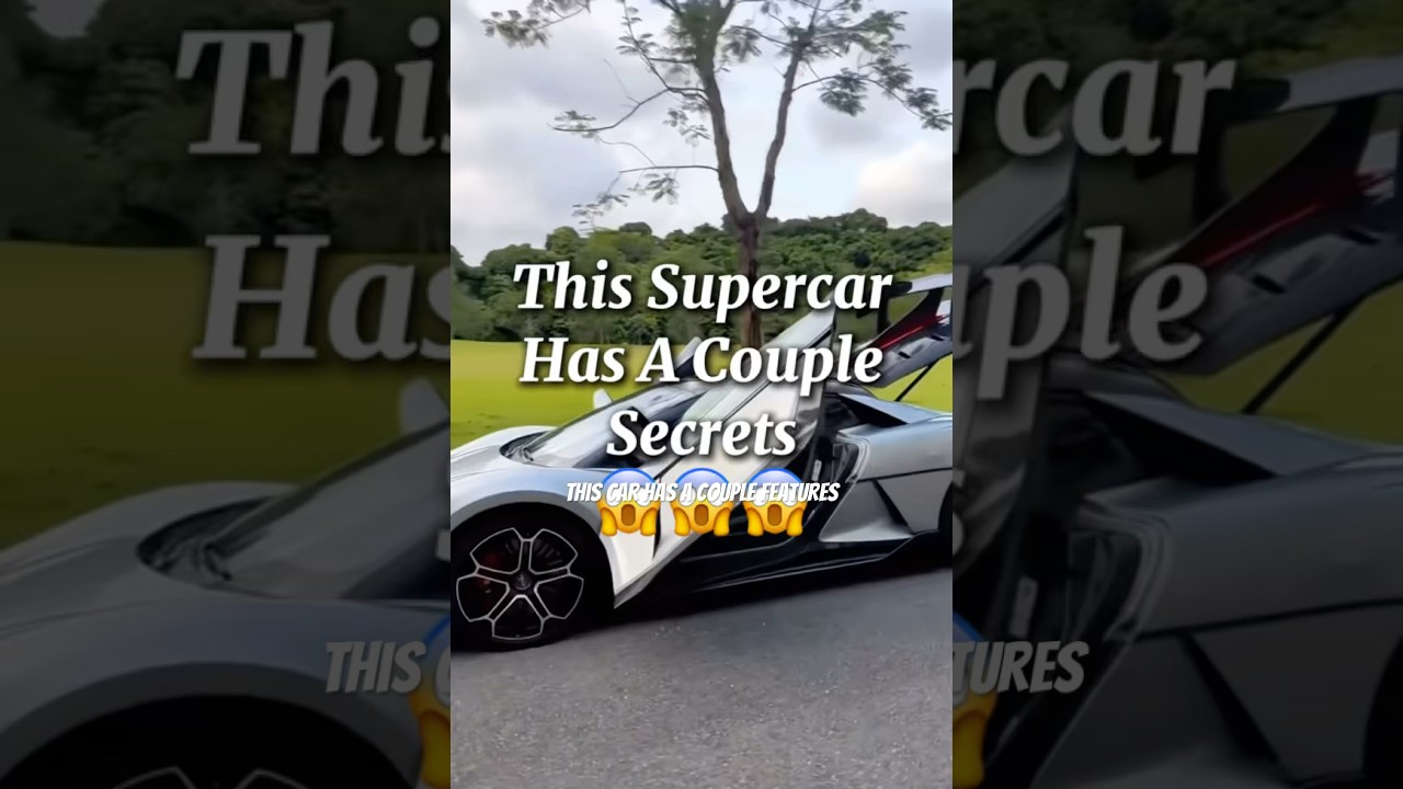 This all electric supercar has a few tricks up its sleeve! You&rsquo;ve never seen anything like this!