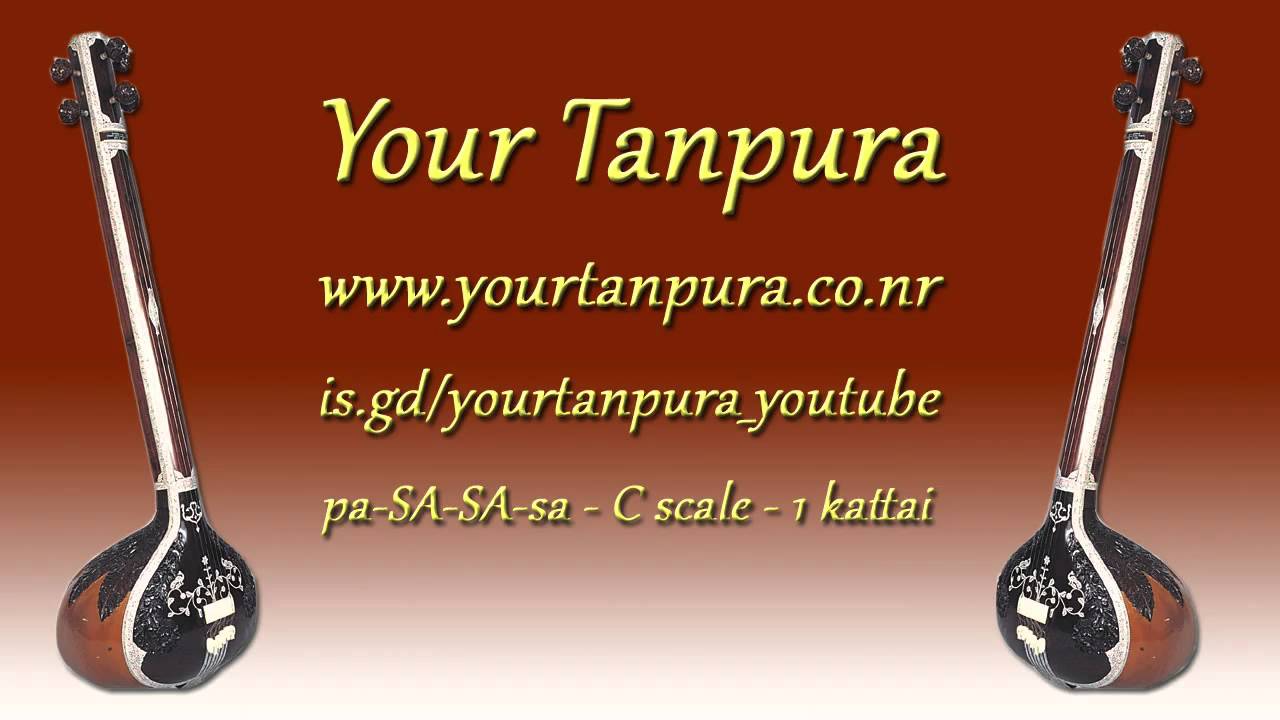 Your Tanpura - C Scale - 1 kattai