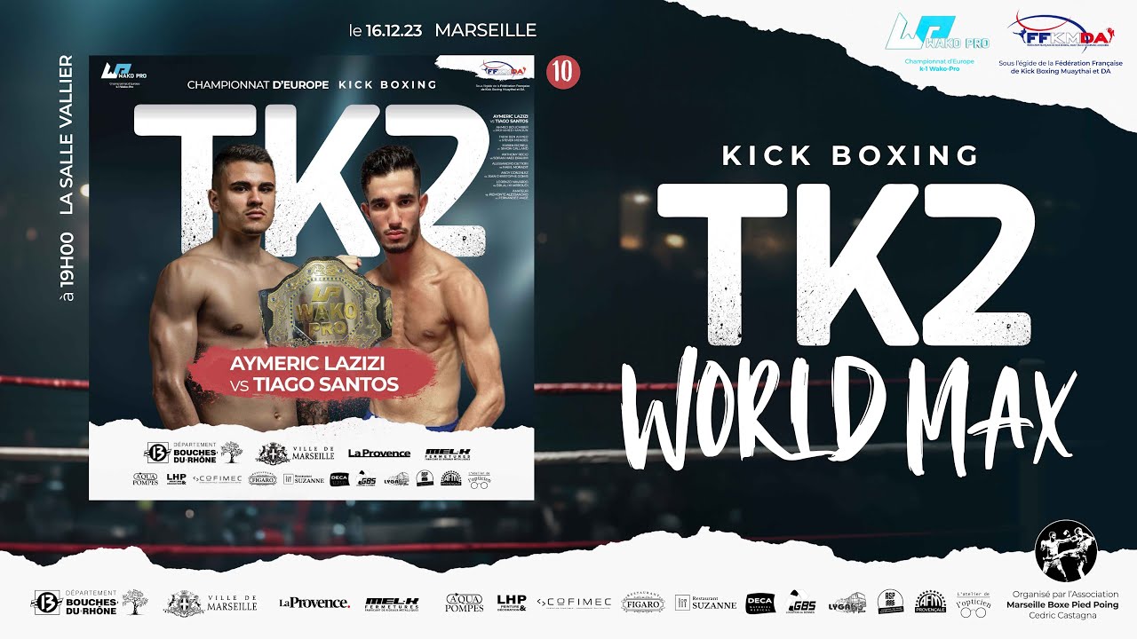 Aymeric LAZIZI vs Tiago SANTOS  By #VXS #TK2 #Europe_championship #WAKO #marseille