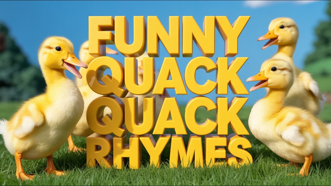 Happy Duck Song English Version for Toddlers Fun Animal Music and Sing Along